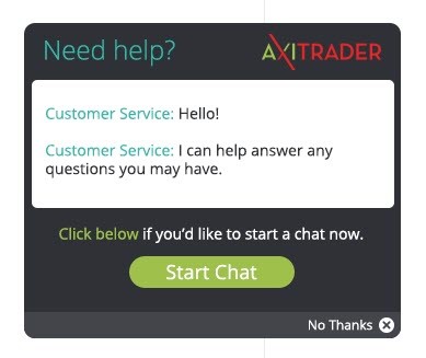 AxiTrader Live Customer Support Chat