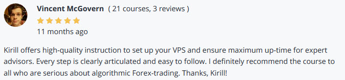 Udemy Review Forex VPS
